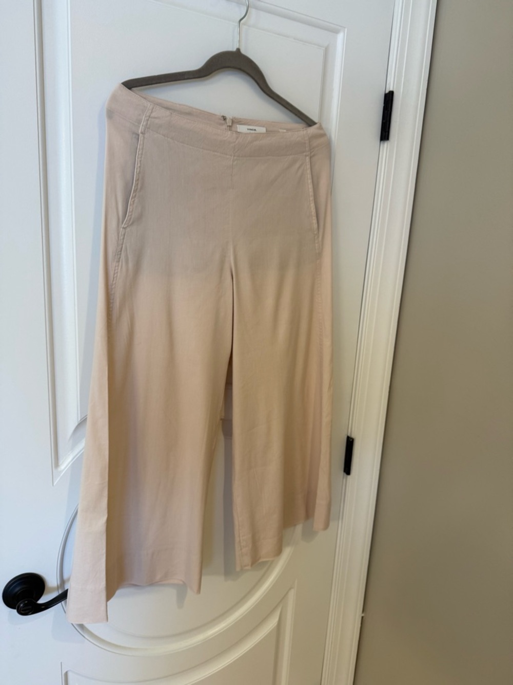 Vince Wide-Leg Linen Blend Pants